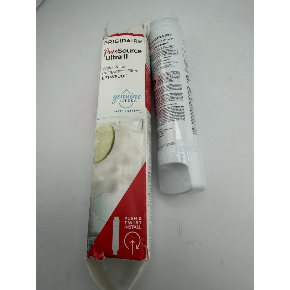 Frigidaire EPTWFU01 Pure Source Ultra II Refrigerator Water & Ice Filter, White